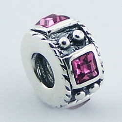 Perle argent Swarovski
