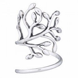 Bague  925  branche d'arbre