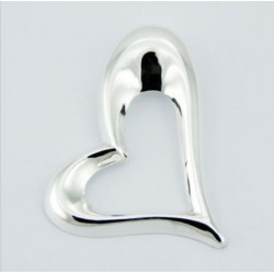 Pendentif argent Cœur fin...